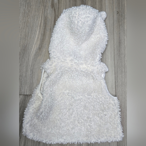 Floral Embroidered Kids Vest - White - Picture 4 of 6